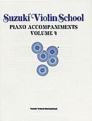 SUZUKI VIOLIN SCHOOL 4 PIANO ACCOMPANIMENT