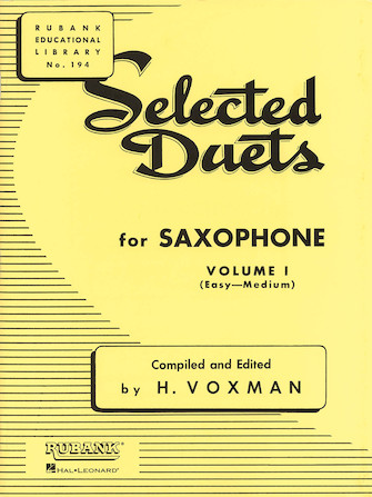VOXMAN: SELECTED DUETS FOR SAXOPHONE, VOL. 1