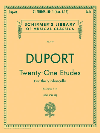 DUPORT: 21 ETUDES, BOOK I
