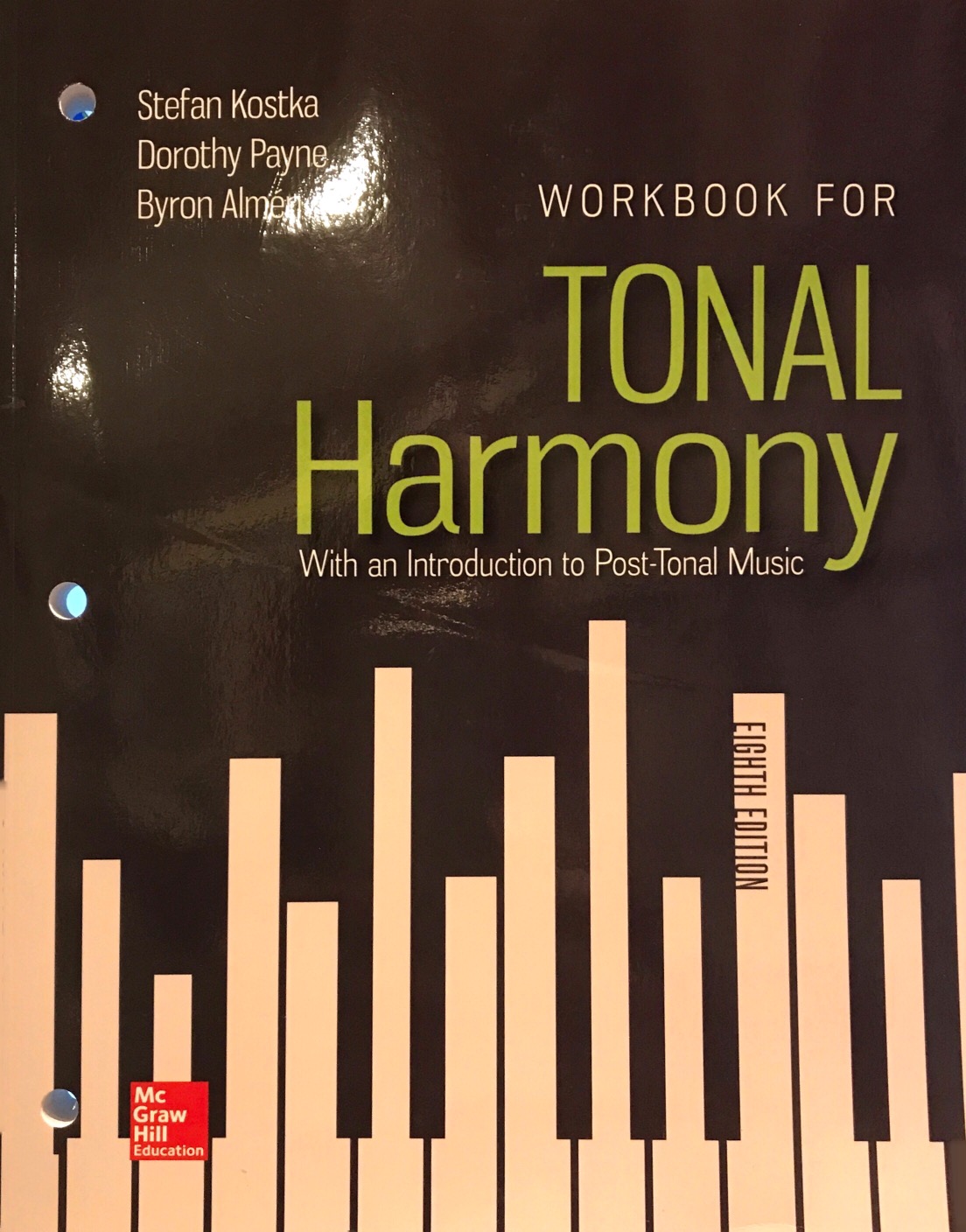 KOSTKA, PAYNE, ALMEN: WORKBOOK FOR TONAL HARMONY