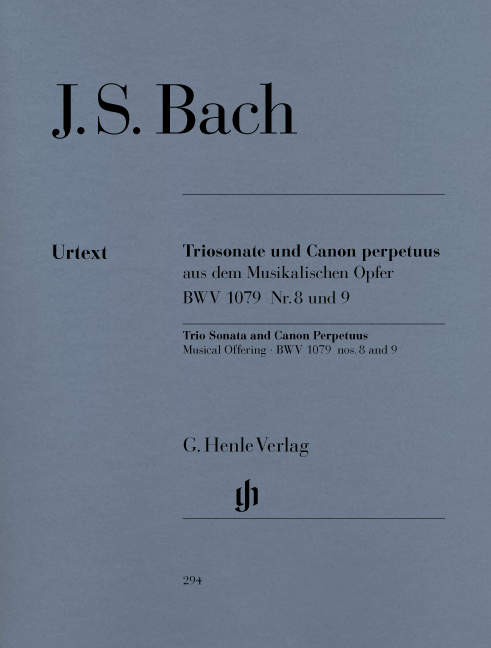 BACH: TRIO SONATE UND CANON PERPETUUS BWV 1079
