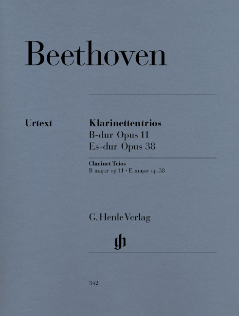 BEETHOVEN: CLARINET TRIOS B FLAT MAJOR OP. 11 AND E FLAT MAJOR OP. 38