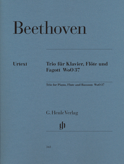 BEETHOVEN: TRIO FOR PIANO, FLUTE AND BASSOON WOO 37