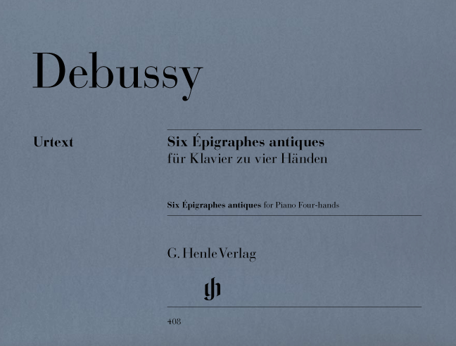 DEBUSSY: 6 EPIGRAPHES ANTIQUES FOR PIANO FOUR HANDS