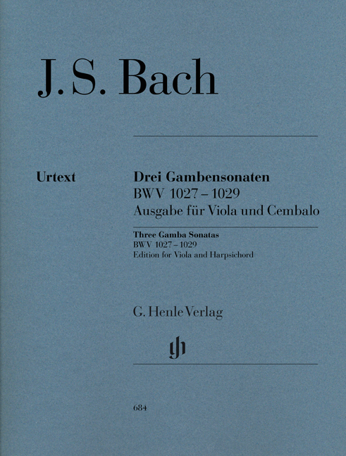 BACH: 3 GAMBENSONATEN BWV 1027-1029