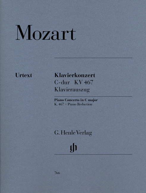 MOZART: PIANO CONCERTO C MAJOR K. 467, PIANO REDUCTION
