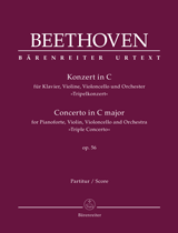 BEETHOVEN: CONCERTO FOR VIOLIN, PIANO AND VIOLONCELLO OP. 56, SCORE
