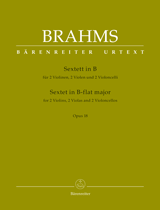BRAHMS: SEXTET IN B FLAT MAJOR OP. 18,  PARTS