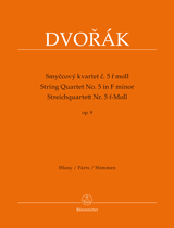 DVORAK: STRING QUARTET NO. 5 IN F MINOR OP. 9, PARTS