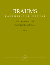 BRAHMS: PIANO QUINTET F MINOR OP. 34