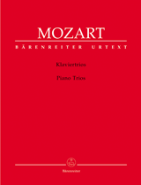 MOZART: COMPLETE PIANO TRIOS, SCORE AND PARTS