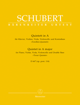 SCHUBERT: QUINTET IN A MAJOR "TROUT QUINTET" D 667 OP. POST. 114