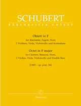 SCHUBERT: OCTET IN F MAJOR D 803 OP. POST. 166, PARTS