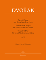 DVORAK: TERZETTO IN C MAJOR OP. 74