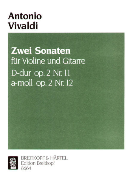 VIVALDI: SONATAS OP. 2 FOR VIOLIN AND GUITAR