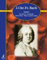 BACH, J. CHR. FR.: SONATE PIANO DUET