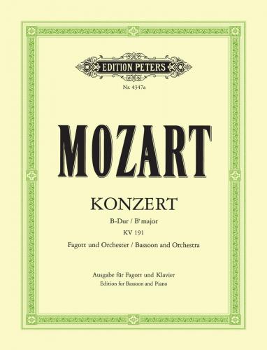 MOZART: CONCERTO KV 191 FOR BASSOON AND PIANO