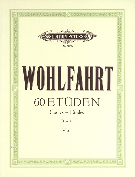 WOHLFAHRT: 60 ETUDEN FUR VIOLA