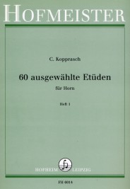 KOPRASCH: 60 AUSGEWAHLTE ETUDEN FUR HORN 1