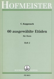 KOPRASCH: 60 AUSGEWAHLTE ETUDEN FUR HORN 2