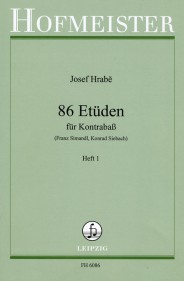 HRABE: 86 ETUDEN FUR  KONTRABASS