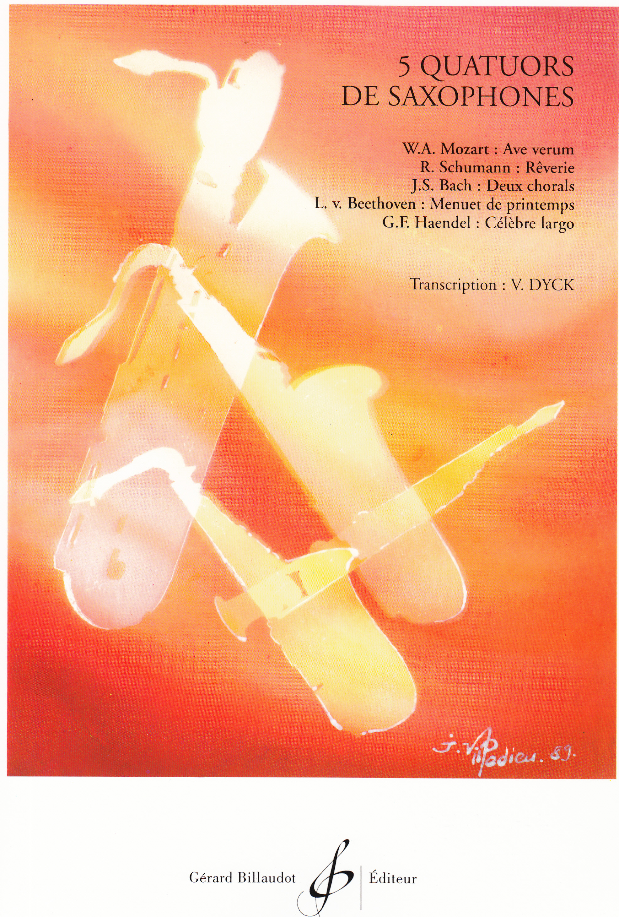 5 QUATUORS DE SAXOPHONE