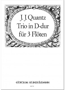 QUANTZ: TRIO IN D DUR FUR 3 FLOTEN