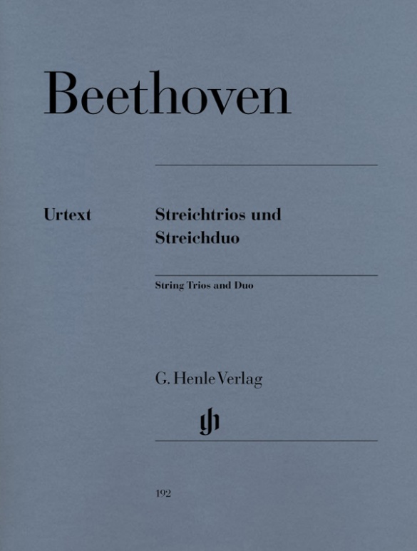 BEETHOVEN: STRING TRIOS AND DUO