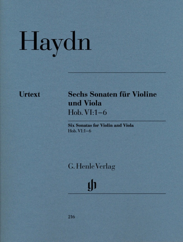 HAYDN: SIX SONATAS FOR VIOLIN AND VIOLA