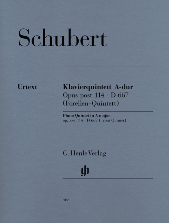 SCHUBERT: QUINTET A MAJOR OP. POST. 114 D 667