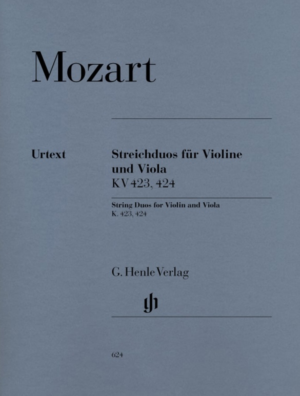 MOZART: STRING DUOS FOR VIOLIN AND VIOLA