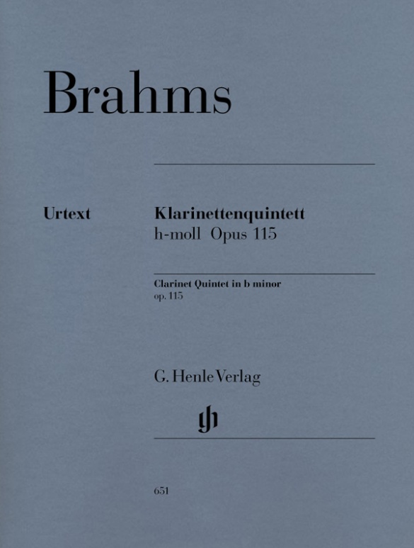 BRAHMS: CLARINET QUINTET B MINOR OP. 115