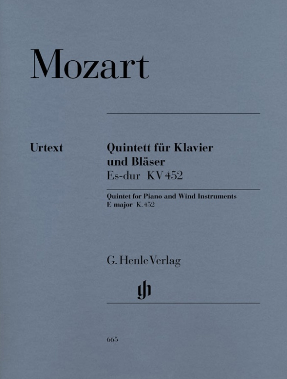 MOZART: QUINTET E FLAT MAJOR K. 452
