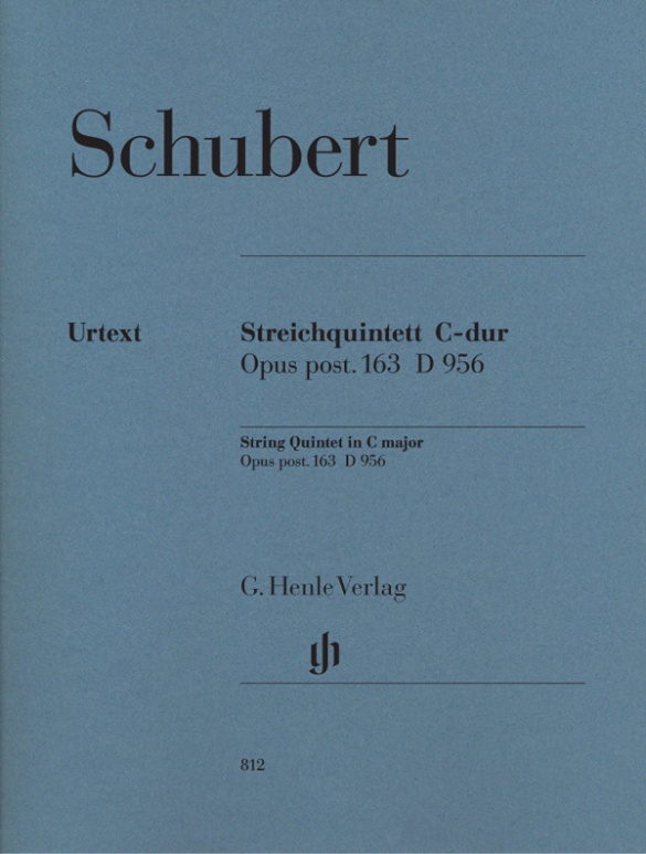 SCHUBERT: STRING QUINTET C MAJOR OP. POST. 163 D 956