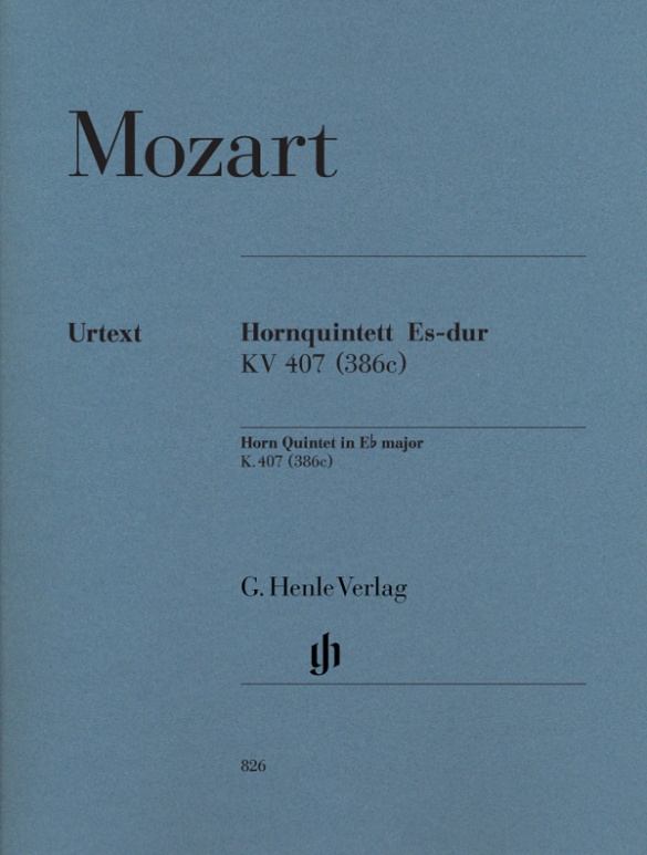 MOZART: QUINTET E FLAT MAJOR K. 407