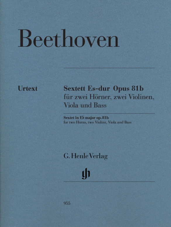 BEETHOVEN: SEXTET E FLAT MAJOR OP. 81B