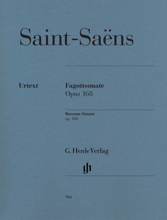 SAINT SAENS: SONATA OP. 168 FOR BASSOON AND PIANO