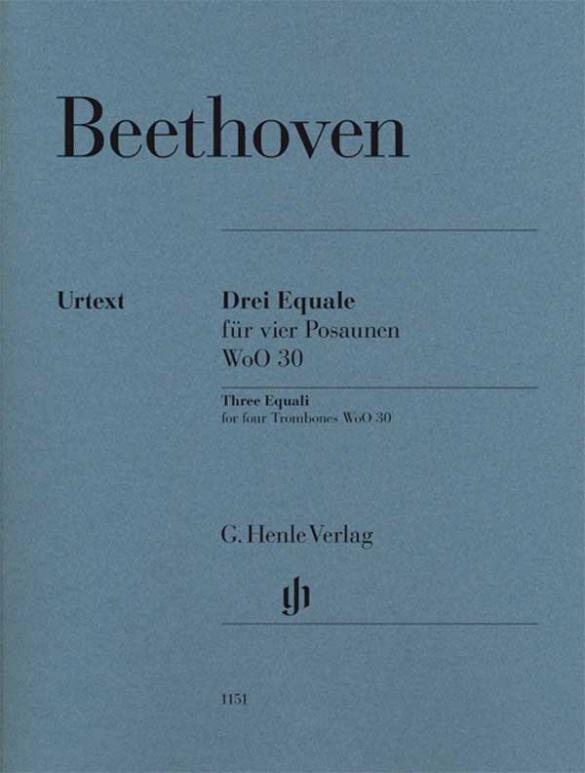 BEETHOVEN: THREE EQUALI FOR FOUR TROMBONES WoO 30