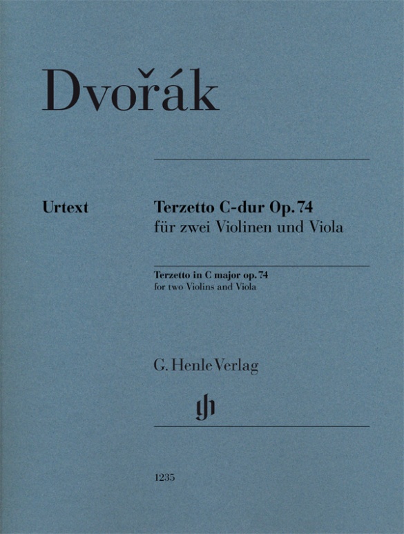 DVORAK: TERZETTO C MAJOR OP. 74 FOR TWO VIOLINS AND VIOLA