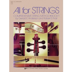 ALL FOR STRINGS BOOK 1, PIANO ACCOMPANIMENT