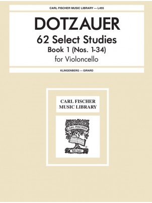 DOTZAUER: 62 SELECTED STUDIES, BOOK 1