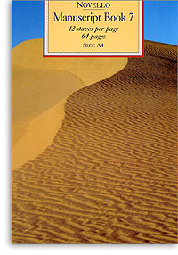 MANUSCRIPT BOOK 7, 12 STAVES, 64 PAGES