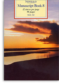 MANUSCRIPT BOOK 8, 12 STAVES, 96 PAGES