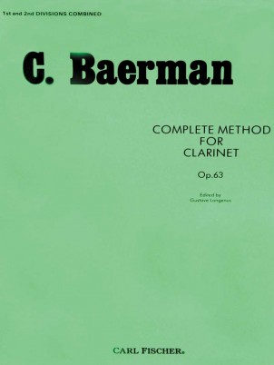 BAERMAN: COMPLETE METHOD FOR CLARINET OP. 63