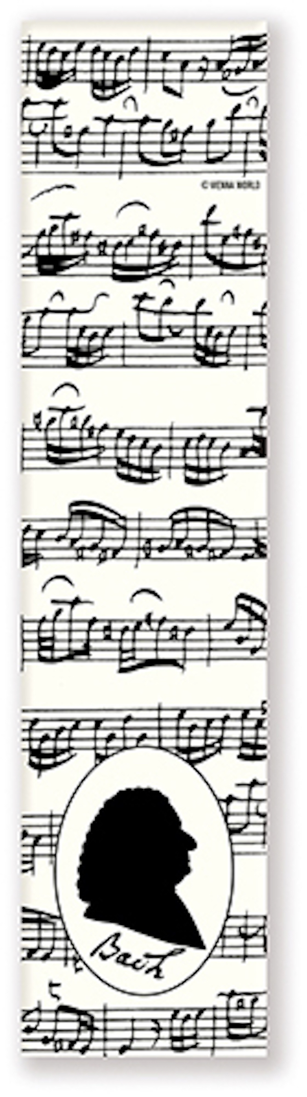 BOOKMARK BACH SILHOUETTE