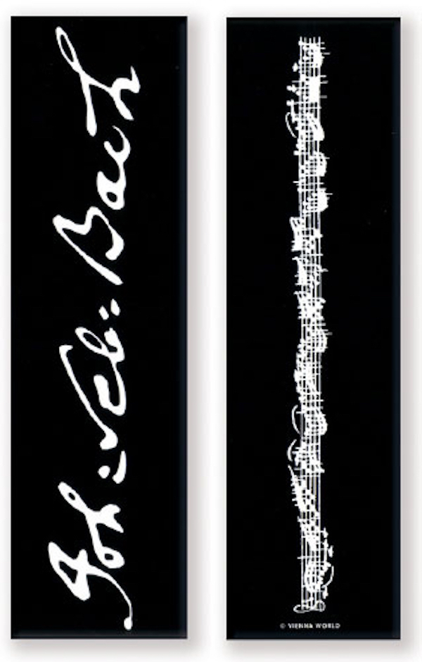 BOOKMARK BACH SIGNATURE