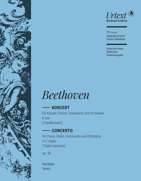 BEETHOVEN: CONCERTO FOR VIOLIN, PIANO AND VIOLONCELLO OP. 56, SCORE