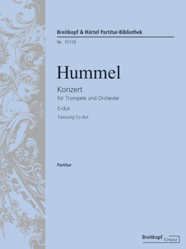 HUMMEL: TROMPETENKONZERT E DUR, SCORE
