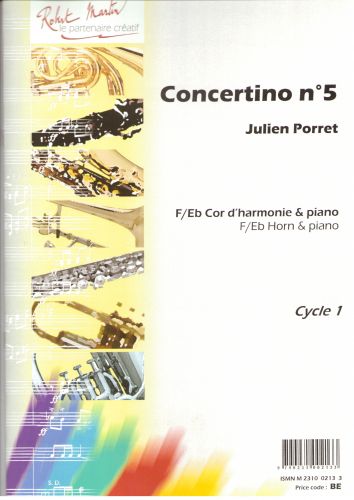 PORRET: CONCERTINO NO. 5 FOR HORN AND PIANO