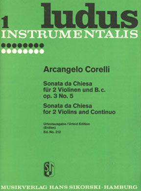CORELLI: SONATA DA CHIESA OP.3 FUR 2 VIOLINEN UND B.C. OP. 3. NO. 5